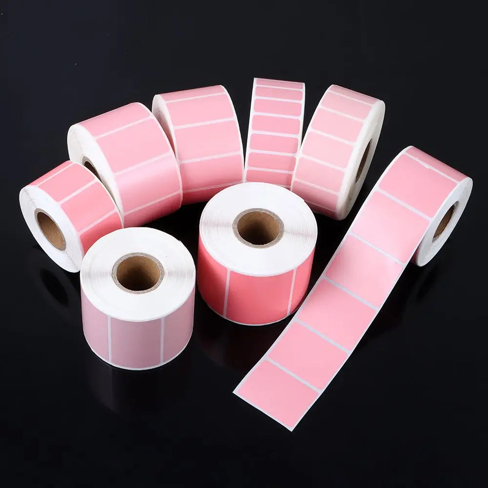 New Thermal Sticker Printer Label Self-Adhesive Round Direct Thermal Label Thermal Decal Name Tag DIY School Office Supplies